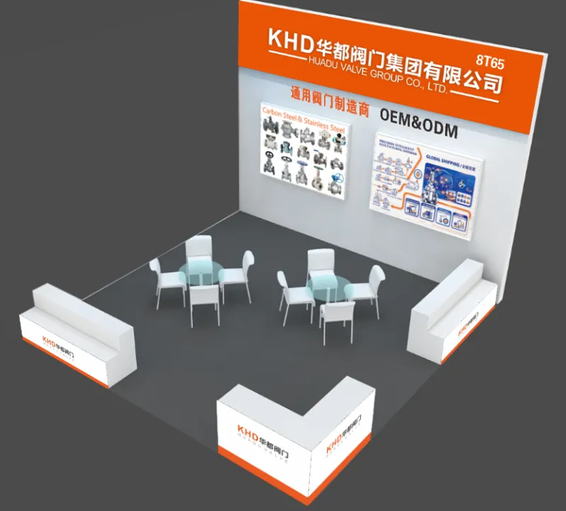 O fea e Feiloai ai Huadu Valve Group (KHD) ia Oketopa 2026? Zhejiang Int'l Valve Fair, Faleoloa 8T65