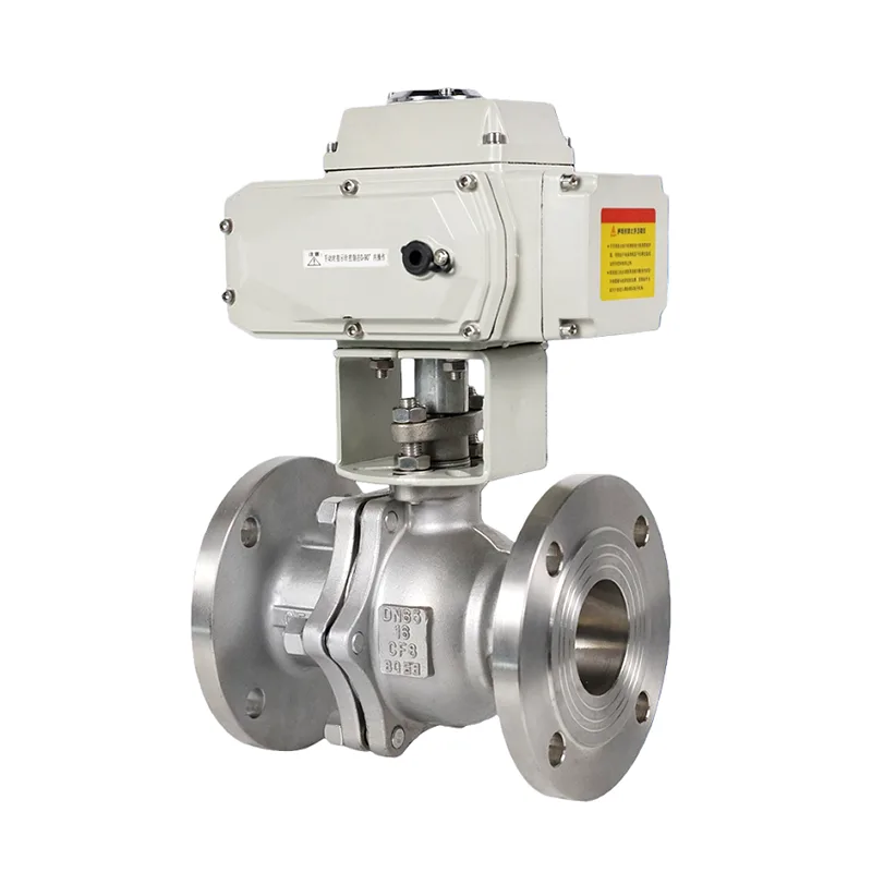 Electric Stainless Steel Flanged Ball Valve