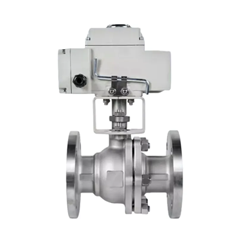 Electric Stainless Steel Flanged Ball Valve
