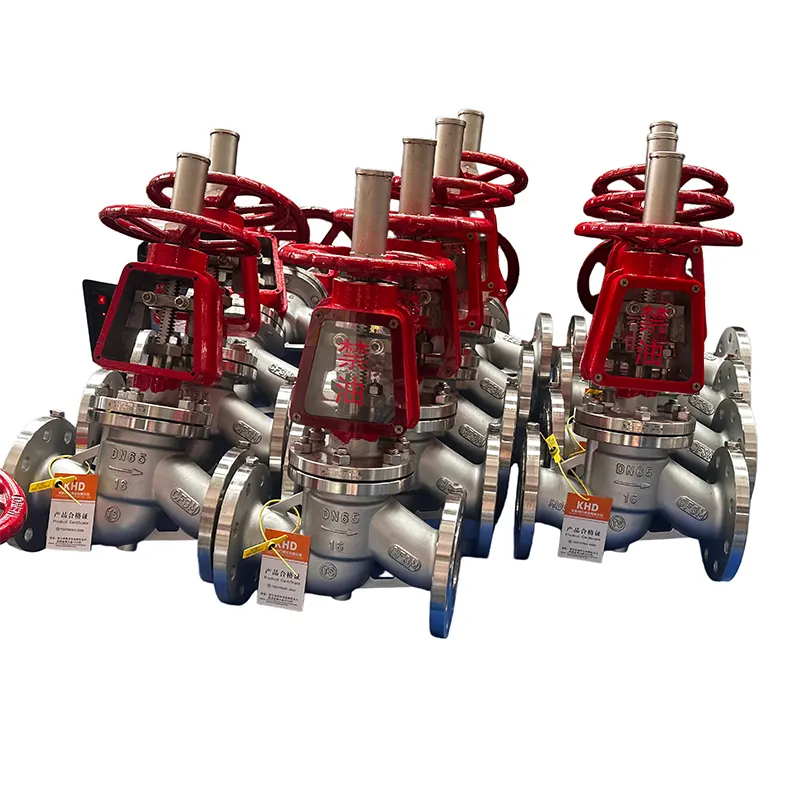 Fa'alava uamea Oxygen Globe Valve